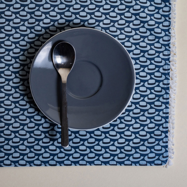 Σουπλά (Σετ 2τμχ) White Fabric Hats Multi