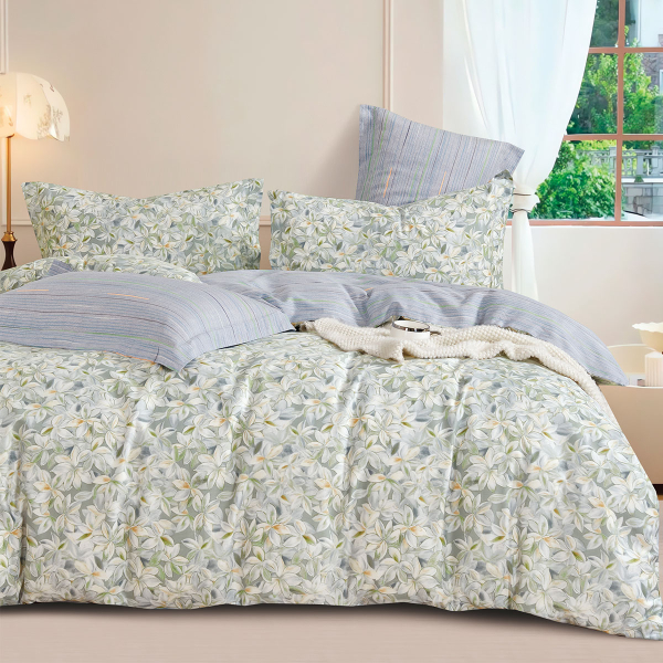 Παπλωματοθήκη Υπέρδιπλη (Σετ 230x250) 2 Όψεων Ravelia Sateen Chloe