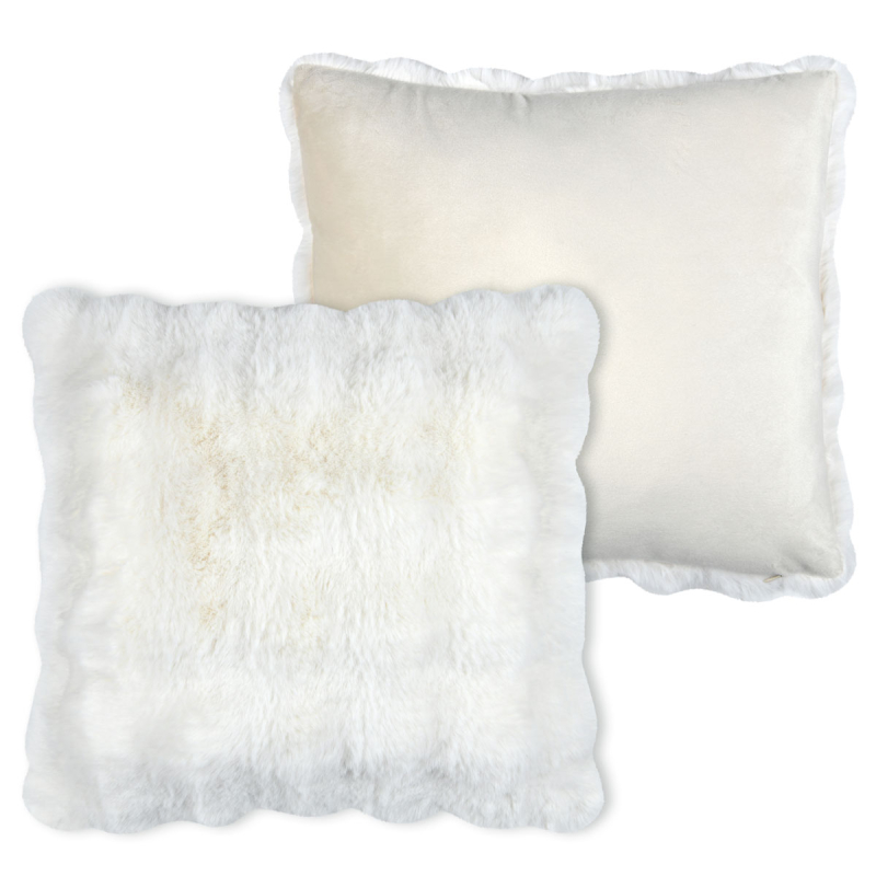 Διακοσμητικό Μαξιλάρι Γούνινο 2 Όψεων (45x45) S-F Nebraska Ecru C0C810001