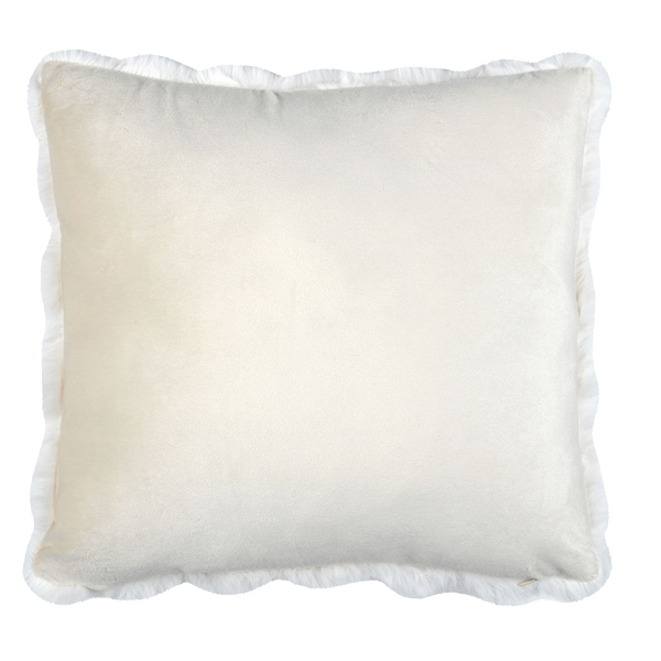 Διακοσμητικό Μαξιλάρι Γούνινο 2 Όψεων (45x45) S-F Nebraska Ecru C0C810001