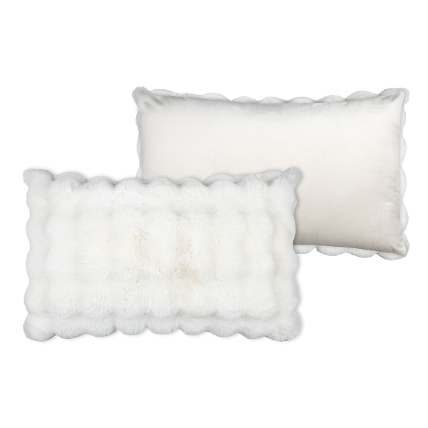 Διακοσμητικό Μαξιλάρι Γούνινο 2 Όψεων (50x80) S-F Nebraska Ecru C6C810001