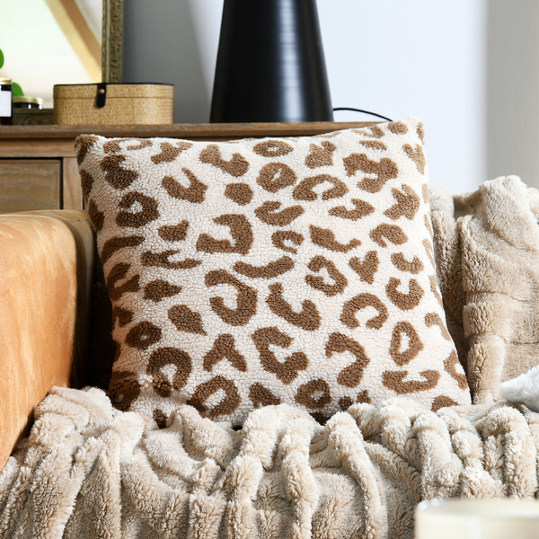 Διακοσμητικό Μαξιλάρι Γούνινο 2 Όψεων (45x45) S-F Fauves Beige C1D939001