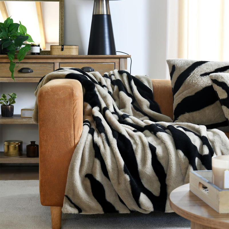 Κουβέρτα Καναπέ Fleece (130x160) S-F Fauves Taupe P2D939002