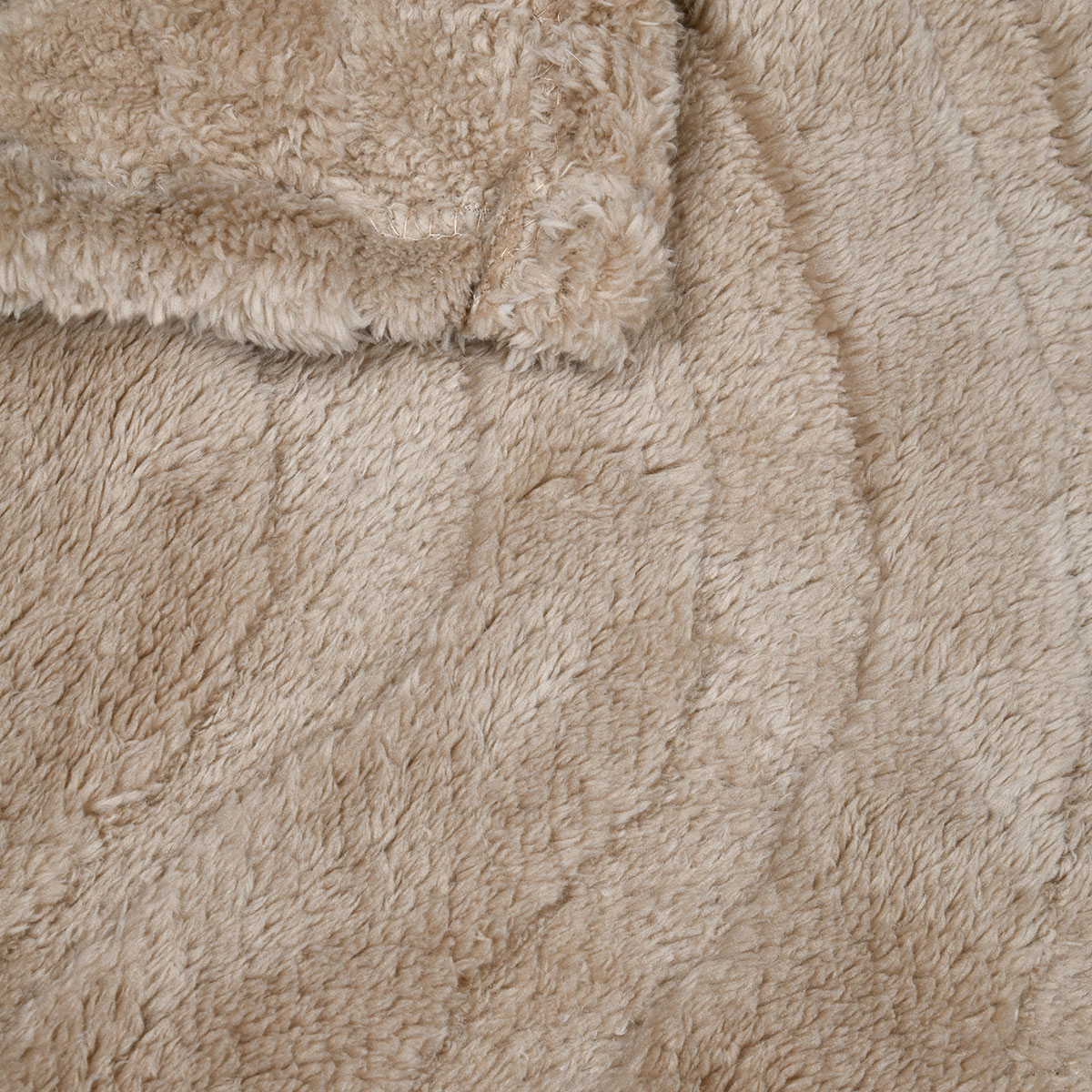 Κουβέρτα Καναπέ Fleece (130X160) S-F Fauves Naturel P2D939003 Home Λευκά Είδη Σαλονιού Κουβέρτες Spitishop