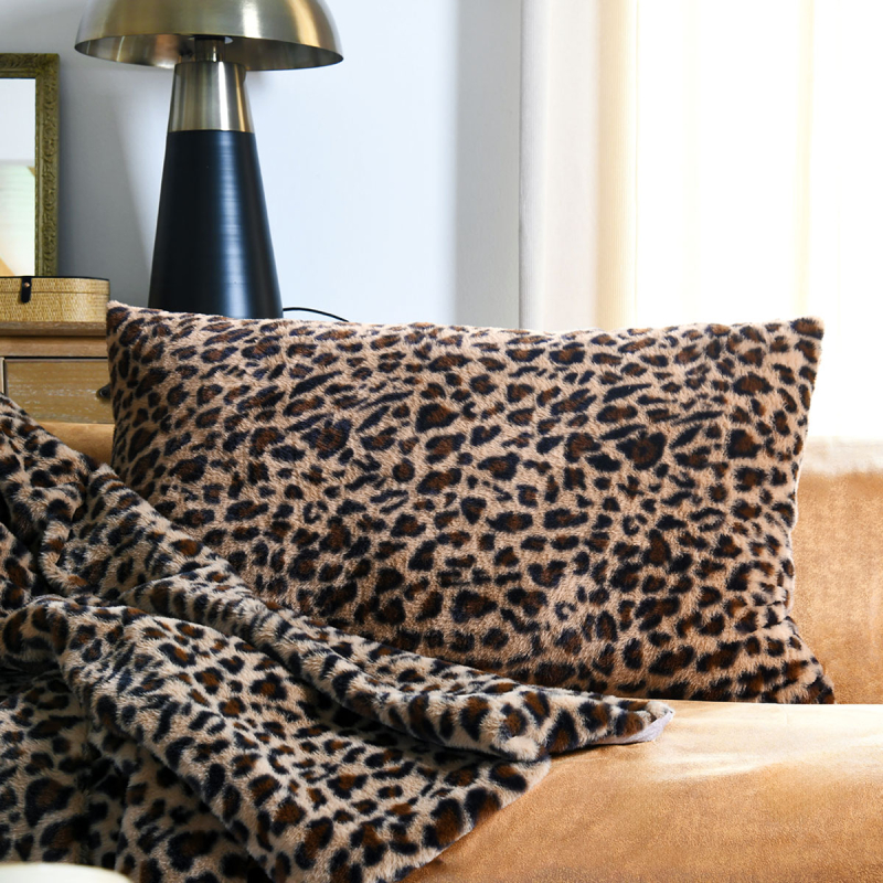 Διακοσμητικό Μαξιλάρι Γούνινο 2 Όψεων (50x80) S-F Fauves Camel C6D939002