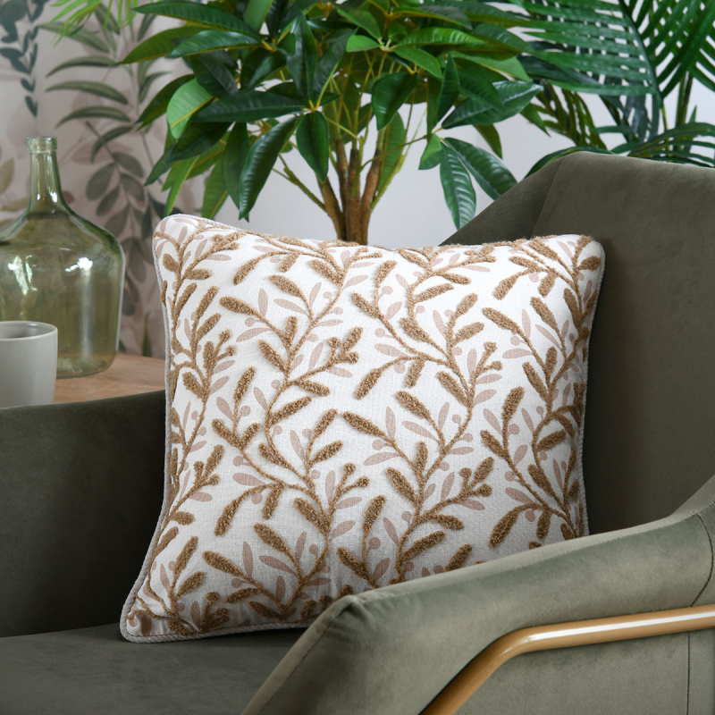 Διακοσμητικό Μαξιλάρι 2 Όψεων (40x40) S-F Ombrage Naturel C0D915002