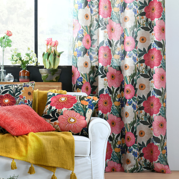 Κουρτίνα (135x260) Με Τρουκς S-F Betty Multicolor R6D911001