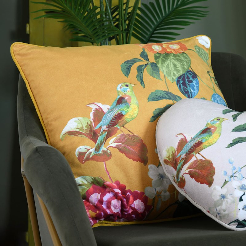 Διακοσμητικό Μαξιλάρι 2 Όψεων (50x50) S-F Emmy Mustard C1D917001