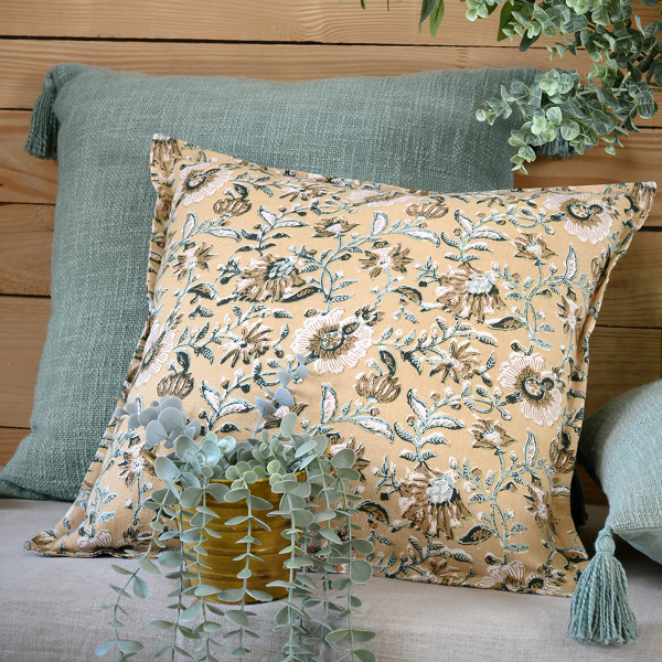 Διακοσμητικό Μαξιλάρι (45x45) S-F Shana Mustard C1D916002