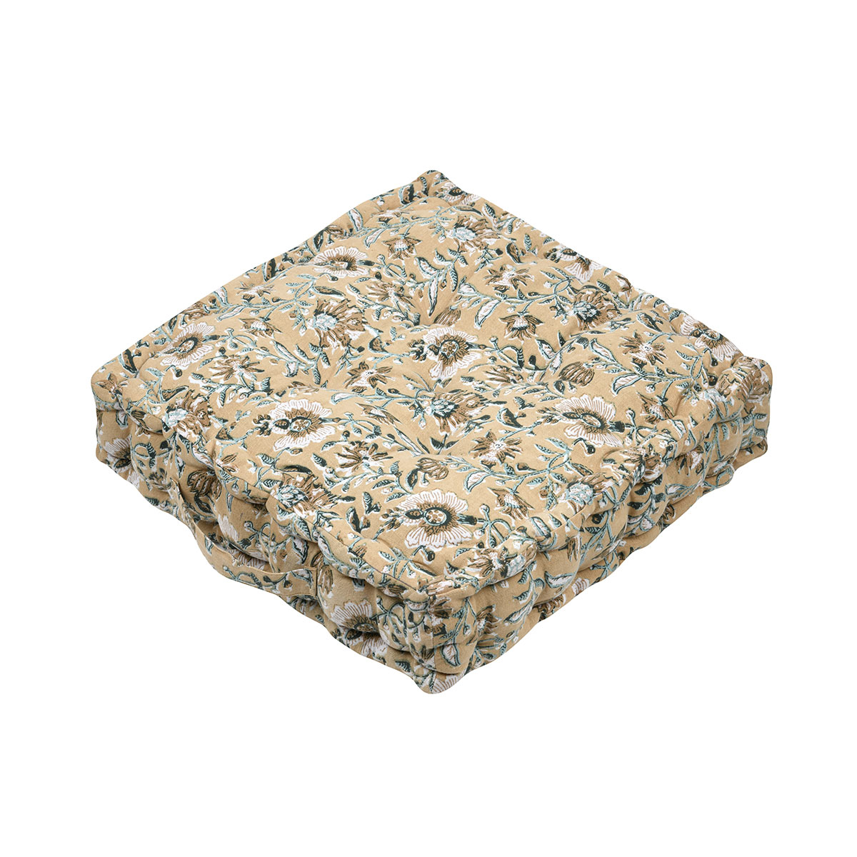Μαξιλάρα Δαπέδου (40X40X8) S-F Emmy Naturel C5D916001 Home Λευκά Είδη Σαλονιού Μαξιλάρια Spitishop