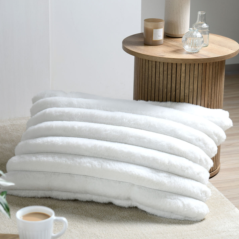 Διακοσμητικό Μαξιλάρι Γούνινο 2 Όψεων (50x80) S-F Polary White C6D946002