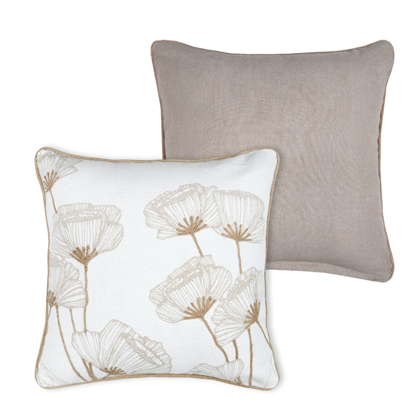 Διακοσμητικό Μαξιλάρι 2 Όψεων (45x45) S-F Oriana Naturel C1D938001