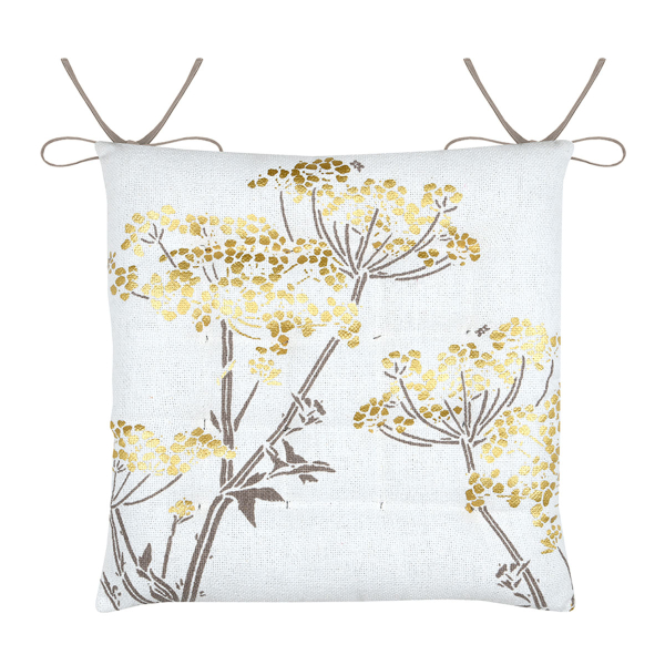 Μαξιλάρι Καρέκλας 2 Όψεων (38x38) S-F Oriana Or CUD938001GAL