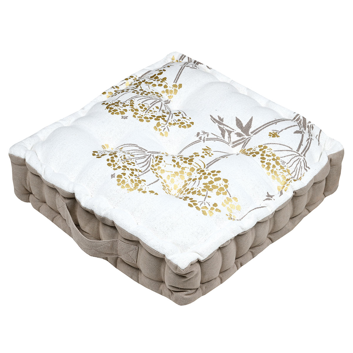 Μαξιλάρα Δαπέδου (45X45X10) S-F Oriana Or C5D938001 Home Λευκά Είδη Σαλονιού Μαξιλάρια Spitishop