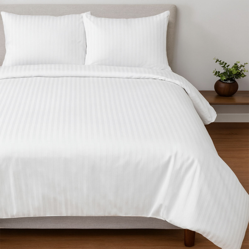 Σεντόνι Σατέν Ρίγα (240x285) Hotel Spitishop Pro 50% Βαμβάκι 50% Polyester T220