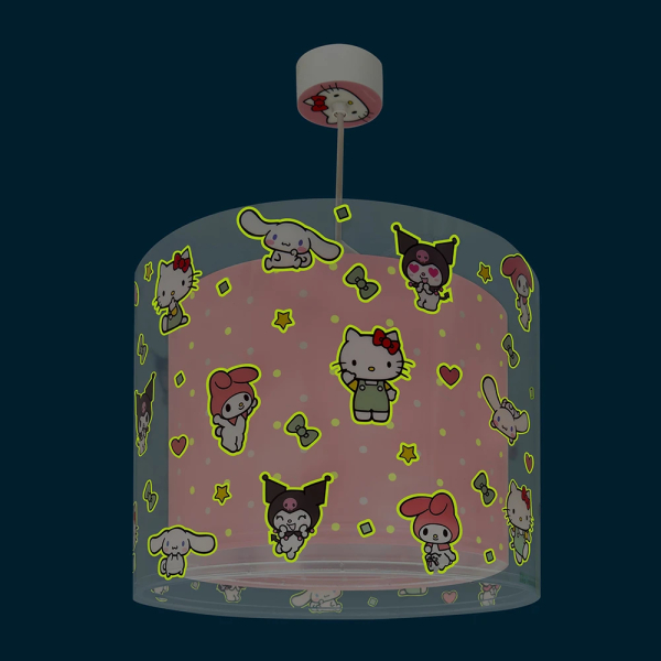 Παιδικό Φωτιστικό Οροφής Μονόφωτο Ango Hello Kitty & Friends 41252