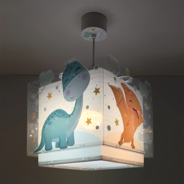 Παιδικό Φωτιστικό Οροφής Μονόφωτο Ango Baby Dinos 63452