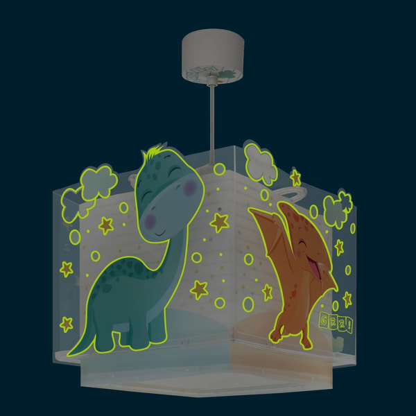 Παιδικό Φωτιστικό Οροφής Μονόφωτο Ango Baby Dinos 63452