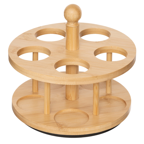 Βαζάκια Μπαχαρικών (Σετ 5τμχ) Σε Περιστρεφόμενο Σταντ F-V Cozy 209283