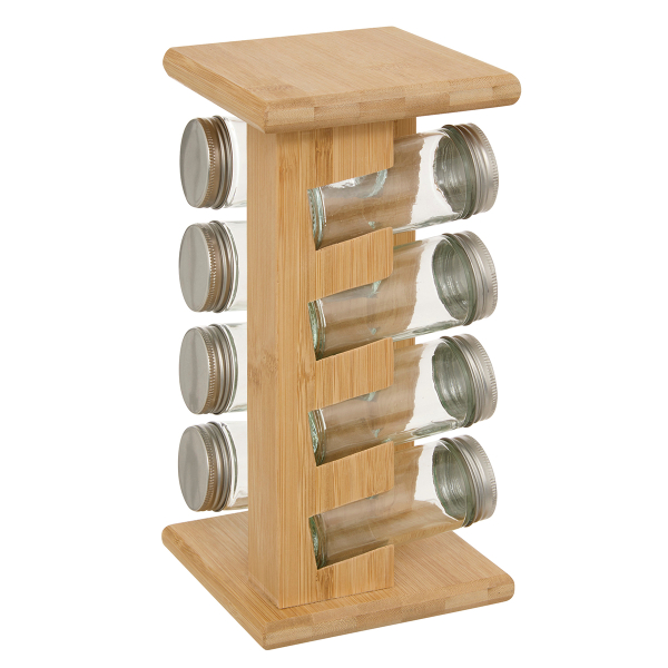 Βαζάκια Μπαχαρικών (Σετ 8τμχ) Σε Σταντ F-V Cozy 209285