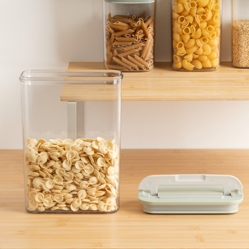 Δοχείο Αποθήκευσης 2lt Με Αεροστεγές Κλείσιμο F-V Square 213411