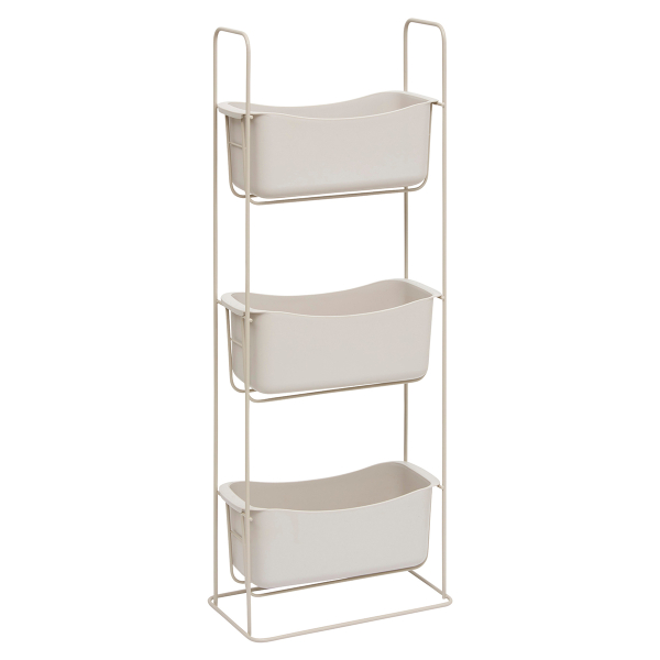 Ραφιέρα Μπάνιου Δαπέδου 3 Θέσεων (28.9x15.8x75.7) F-V Shower 213345