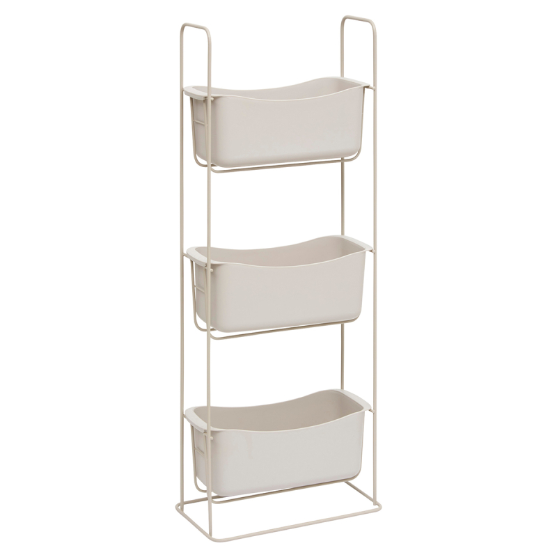 Ραφιέρα Μπάνιου Δαπέδου 3 Θέσεων (28.9x15.8x75.7) F-V Shower 213345