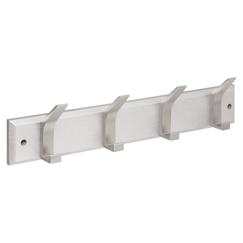 Κρεμάστρα Τοίχου 4 Θέσεων (45x6.5x10) F-V Ziny Silver 209386B