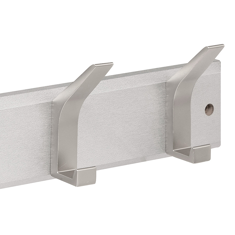 Κρεμάστρα Τοίχου 4 Θέσεων (45X6 5X10) F-V Ziny Silver 209386B Home Οργάνωση & Αποθήκευση Κρεμάστρες Spitishop