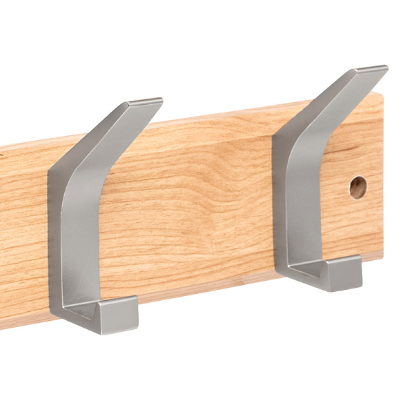 Κρεμάστρα Τοίχου 4 Θέσεων (45x6.5x10) F-V Ziny Wood/Silver 209386C