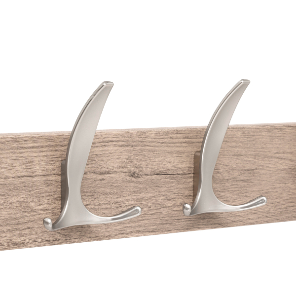 Κρεμάστρα Τοίχου 4 Θέσεων (45x6.5x10) F-V Aly Grey 209389A