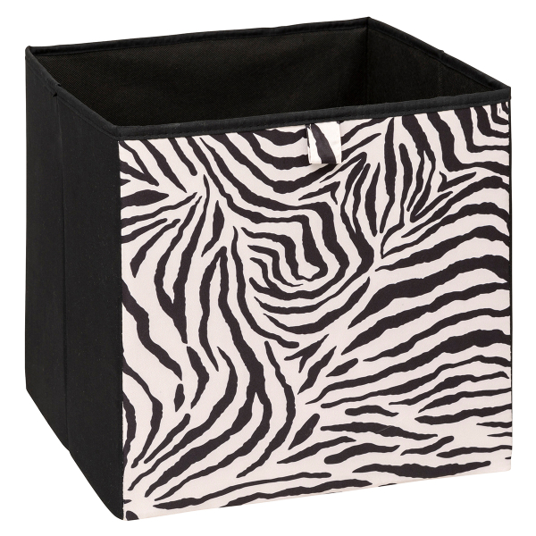 Κουτί Αποθήκευσης (31x31x31) F-V Printed Zebra 212701B