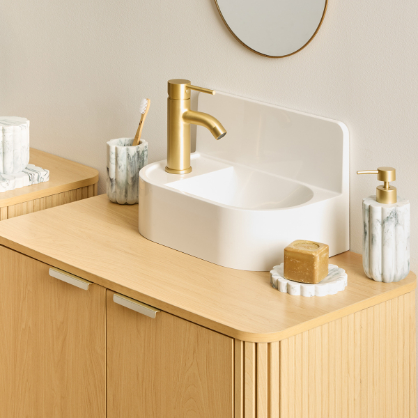 Dispenser Μπάνιου 230ml (Φ7.8x17.6) F-V Marby 213320