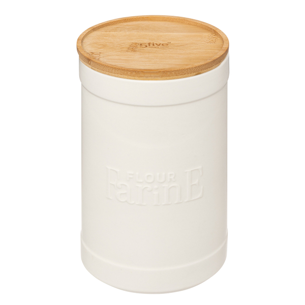 Δοχείο Για Αλεύρι (Φ12.2x19.7) F-V Natureo White 194230A