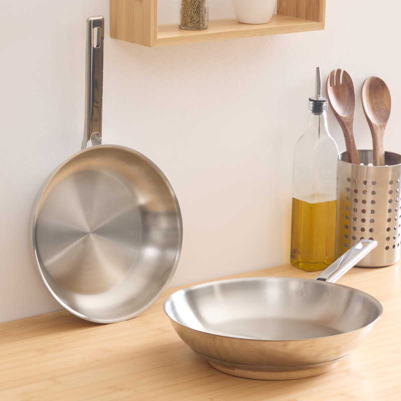 Ανοξείδωτα Τηγάνια (Σετ 2τμχ) F-V Frying 204614