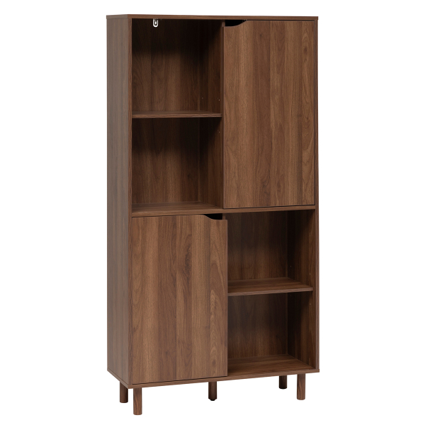 Βιβλιοθήκη Δαπέδου 4 Θέσεων Με Ντουλάπια (80x30x159.5) F-V Slidy 193608