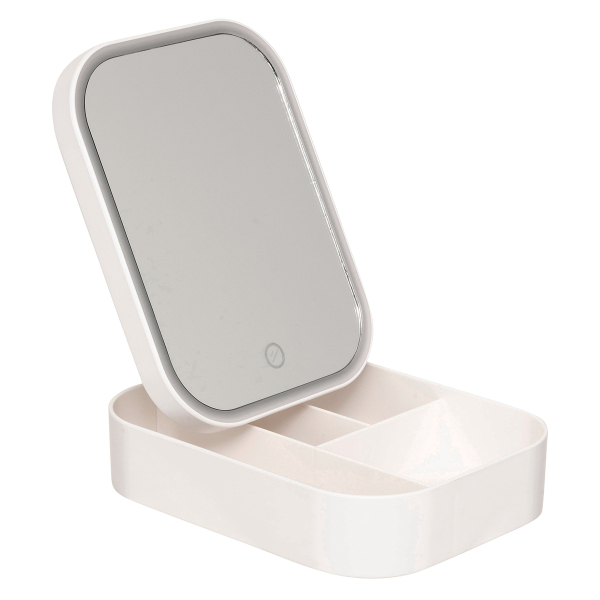 Επιτραπέζιος Καθρέφτης Με Led & Θήκες Οργάνωσης (19.8x15x6) F-V Illuminated 204934