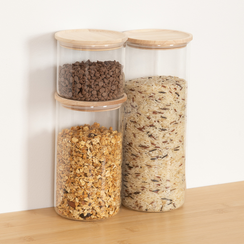 Δοχεία Αποθήκευσης (Σετ 3τμχ) Με Αεροστεγές Κλείσιμο F-V Airtight 203059