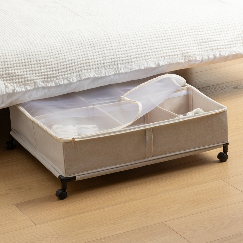 Θήκη Αποθήκευσης Ρούχων Τροχήλατη (66x60x22.2) F-V Dressy 209359