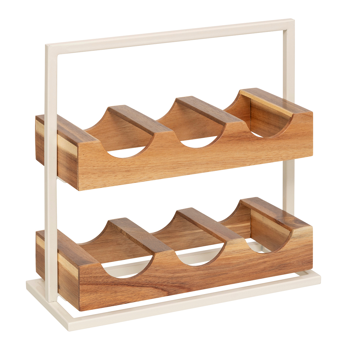 Μπουκαλοθήκη 6 Θέσεων (36X15X35) F-V Rack 190137 Home Διακόσμηση Μπουκαλοθήκες Spitishop