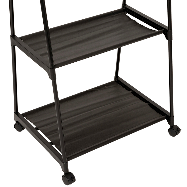 Κρεμάστρα Δαπέδου Με Ράφια Τροχήλατη (82.5x43.5x156) F-V Intissa 209376