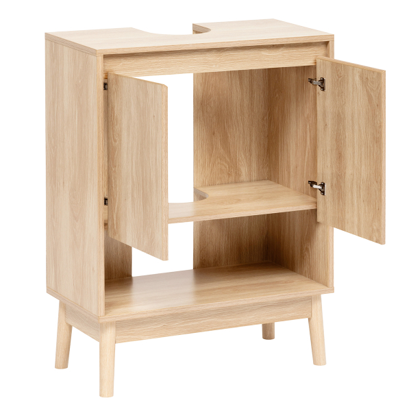 Ντουλάπι Μπάνιου Με Ράφι Για Νιπτήρα (60x30x80) F-V Abana 193678