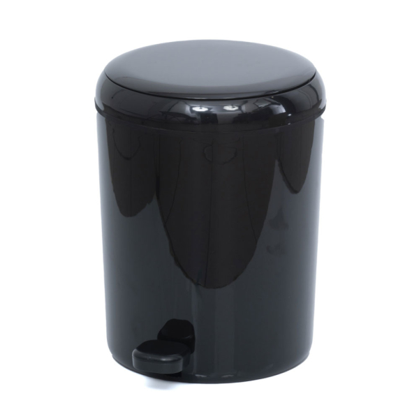 Κάδος Απορριμμάτων (Φ23x28) Rainbow Space 5lt Μαύρο