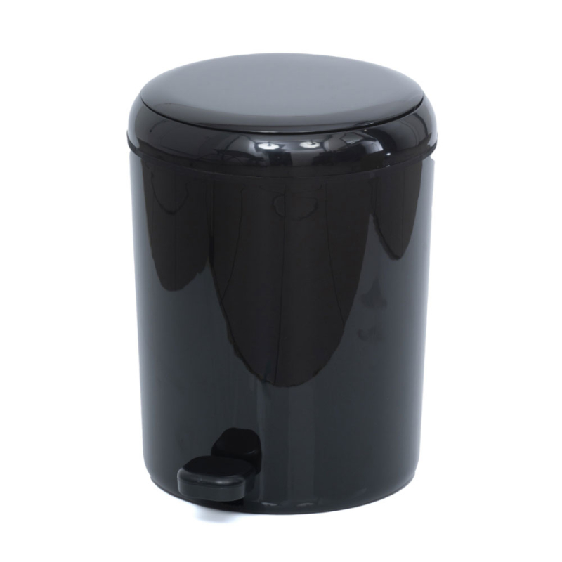 Κάδος Απορριμμάτων (Φ23x28) Rainbow Space 5lt Μαύρο