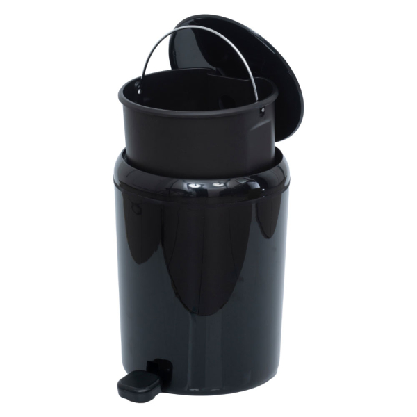 Κάδος Απορριμμάτων (Φ23x28) Rainbow Space 5lt Μαύρο