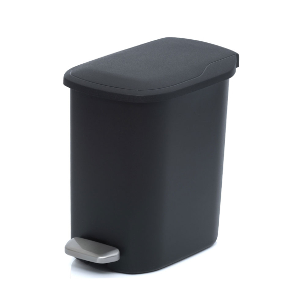 Κάδος Απορριμμάτων (18x26x26) Rainbow Epik 6lt Μαύρο