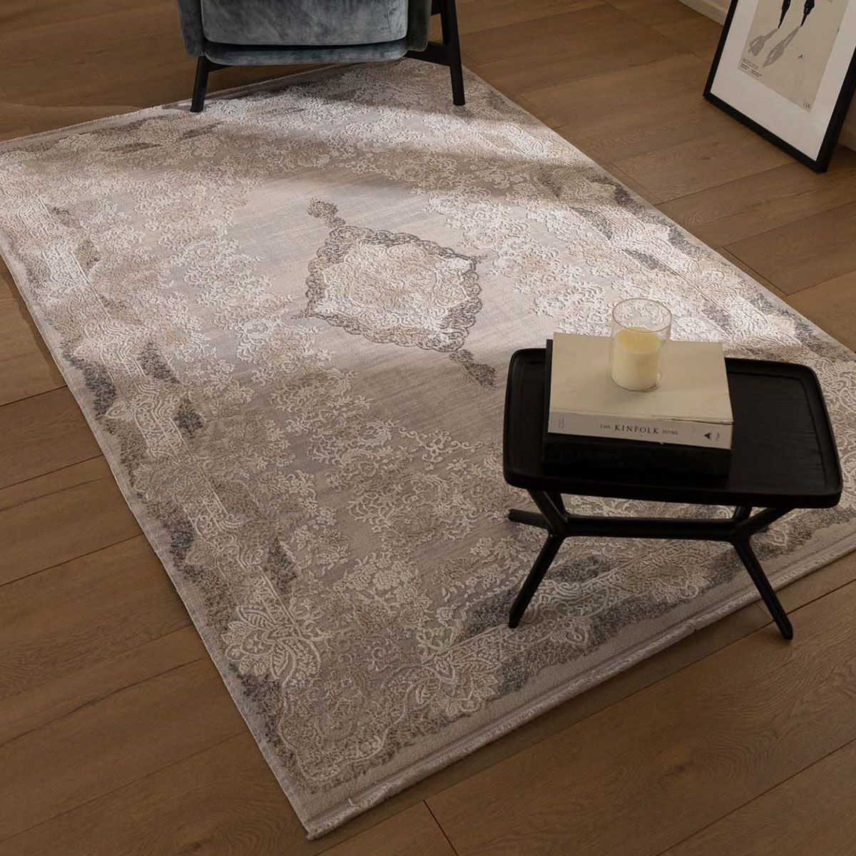 Χαλί Διαδρόμου (70X140) Royal Carpet Infinity 5892B Grey Home Χαλιά Διάδρομοι Spitishop