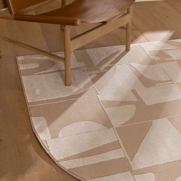 Χαλί (133x190) Royal Carpet Organic Shape 620B Cream