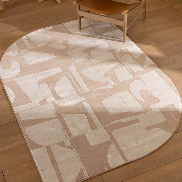 Χαλί (160x230) Royal Carpet Organic Shape 620B Cream