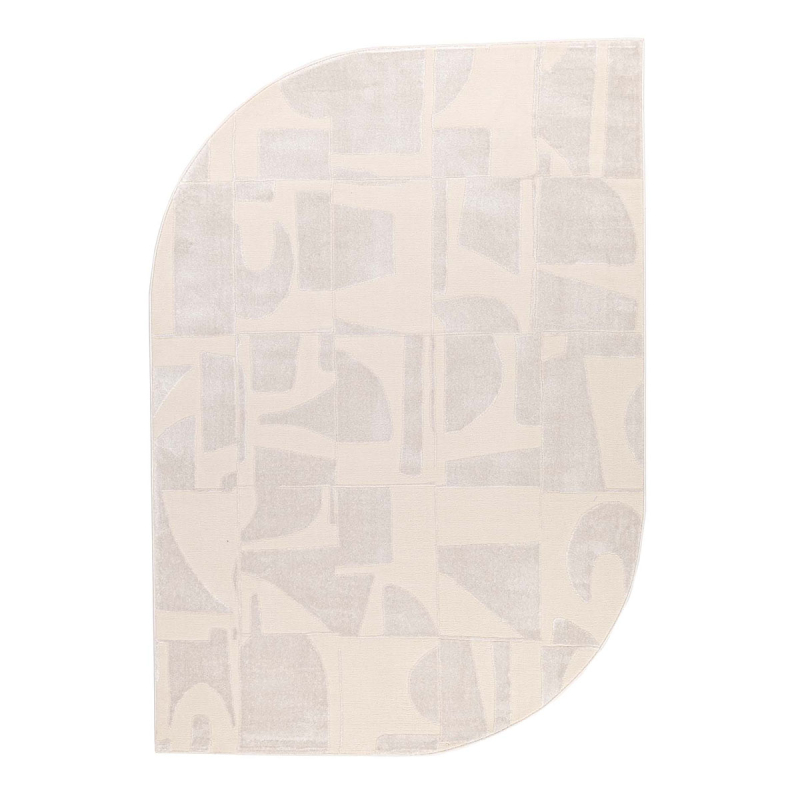 Χαλί (133x190) Royal Carpet Organic Shape 620A Cream